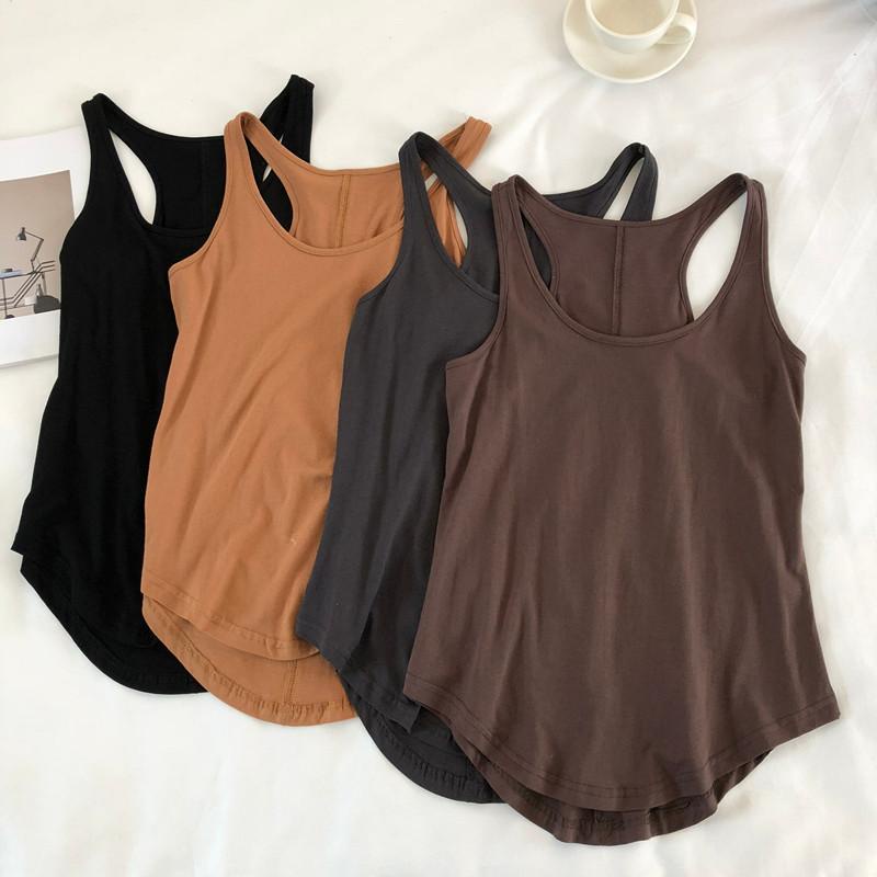 【Ready stock】背心 50-150kg Plus size women top singlet  I-Line Vest Women Summer Fat Sister  Loose Sleeveless T-Shirt Suspender Top Trendy